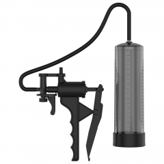 Manual Vacuum Penis Pump | Hand Operated Male Enhancement Trainer with Medium Black Silicone Seal