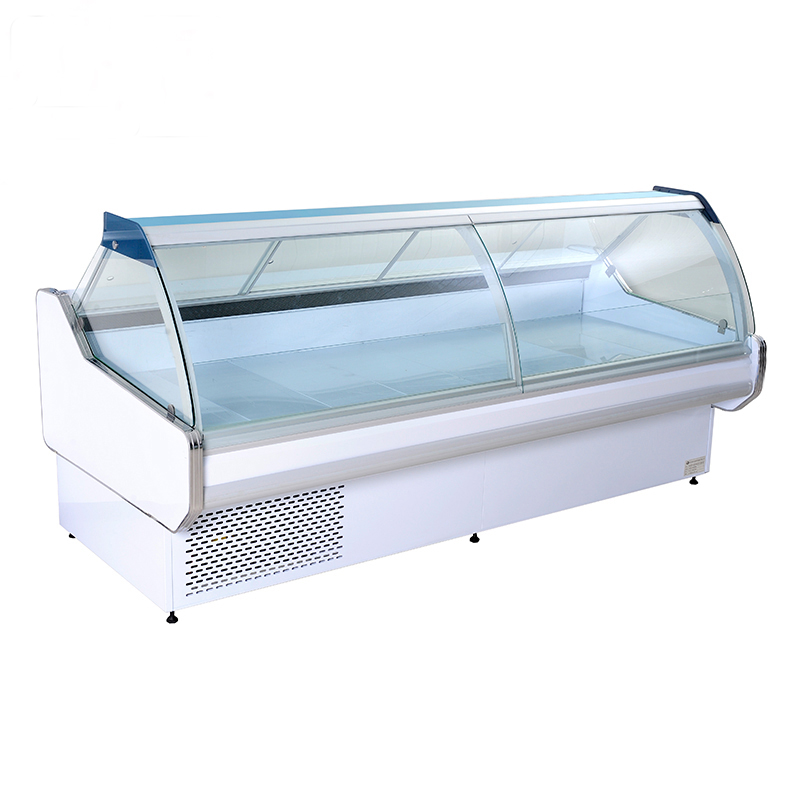 Supermarket Meat Display Chiller Deli Display Fridge Refrigerator Showcase