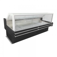 Glass Showcase Refrigerator Deli Meat Chiller Container Service Counter Display Fridge