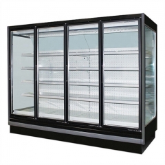Commercial Vertical Display Cabinet Multideck Beverage Chiller Upright Glass Door Beverage Fridge