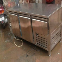 Stainless Steel Work Table Fridge Commercial Kitchen Work Table Chiller Refrigeration Equipment