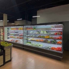 Supermarket Open Display Chiller Refrigerated Remote Vertical Multideck Freezer Refrigeration Equipment