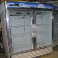 Countertop Glass Door Refrigerator Commercial Display Freezer Refrigeration Equipment