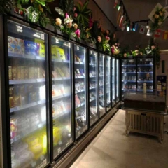 Countertop Glass Door Refrigerator Commercial Display Freezer Refrigeration Equipment