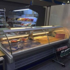 Commercial Deli Food Display Showcase Glass Door Deli Meat Freezer Deli Display Fridge Cabinet