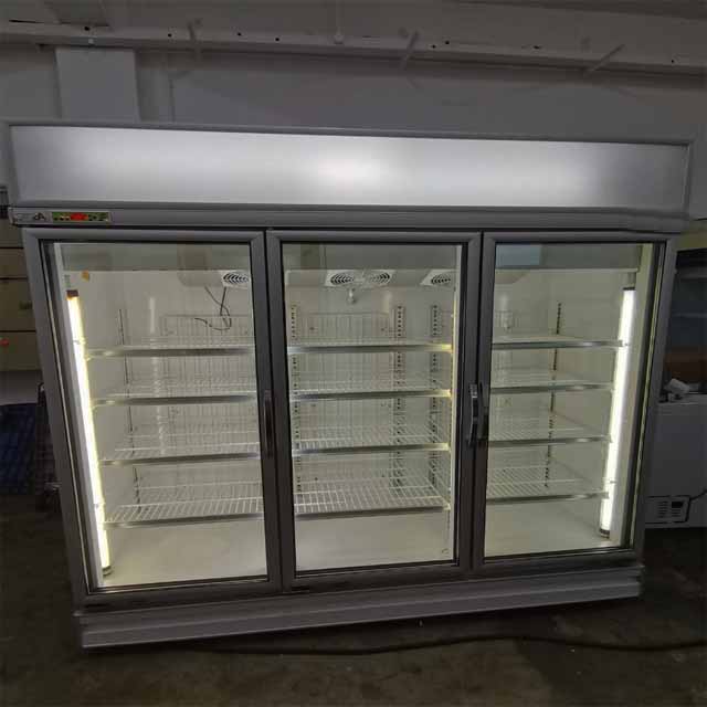 commercial cold drink display refrigerator multideck beverage