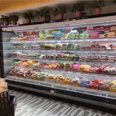 Supermarket Open Display Chiller Vertical Multideck Cabinet Freezer Multideck Open Cooler