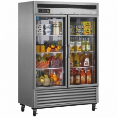 Countertop Glass Door Refrigerator