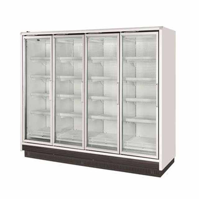 supermarket frozen refrigerator upright multideck chiller frozen drink ...