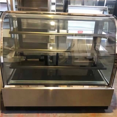Commercial Bakery Display Freezer Curved Glass Cake Fridge Pastry display Refrigerator