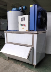 0.3Ton-1.2Ton Industrial Commercial Flake Ice Maker Machine For Fish or Seafood