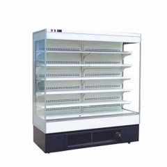 Commercial Air Curtain Cooler Open Refrigerated Showcase Remote Multideck Vegetable Display Freezer