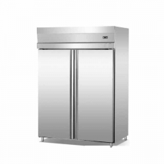 Two Section Commercial Kitchen Fridge Two Solid Doors Reach In Freezer Upright Kitchen Cooler