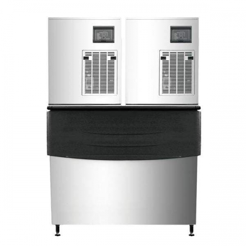 OEM Support Commercial Large Capacity Industrial Moon Shape Crescent Ice Machine for Business