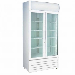Drink Display Refrigerator Beverage Glass Showcase