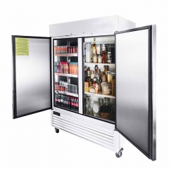 Front Open Commercial Fridge Restaurant Display Freezer Commercial Kitchen Display Refrigerator
