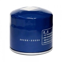 Filtro de aceite, roscado 26300-35504