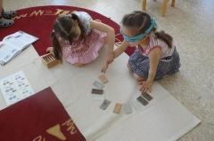 Pré-escolar Montessori material sensorial comprimidos térmicos educativos brinquedos de madeira para crianças
