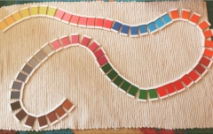 Auxílios de ensino de cor de bebê Montessori Tablet de cor de madeira 3ª caixa educação infantil pré-escolar treinamento infantil brinquedos