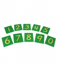 Sandpaper numbers with box montessori education preschool teaching