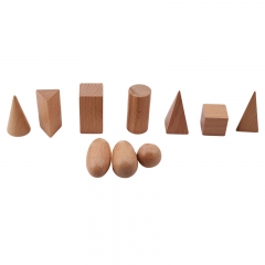Деревянные игрушки Монтессори, однотонные геометрические фигурки, миниатюрный набор в загадочной сумке, математическая обучающая игрушка для детей