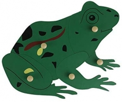 Montessori Materialien Bildungs Werkzeuge Tier Frosch Puzzle Vorschule Früh Montessori Spielzeug für Kleinkinder