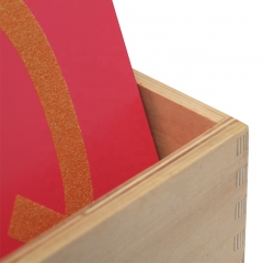 Montessori capital case sandpaper letters print with box