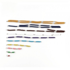 Short Bead Chain Montessori materials Wooden Educational Children Toy montessori