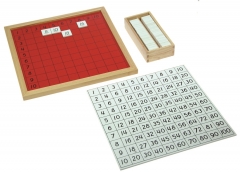 Pythagore Board Numbers Hêtre Mathématiques Matériel éducatif Enfants en bois Bébé Montessori