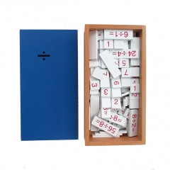 Division Montessori Equations and Differences Board(wooden cards)