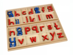 Holz Kleine Bewegliche Alphabet Box Bildungs Alphabet Spielzeug Für Kinder Sound