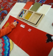 Jouet en bois addition jeu Montessori éducation