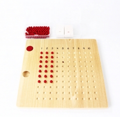 Wooden Montessori Material Multiplication Board Wooden Toys For Children Preschool