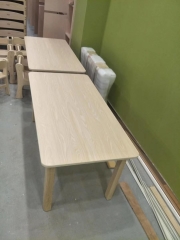 Mesa de niños de 3 a 6 años, muebles de madera de jardín de infantes de alta calidad