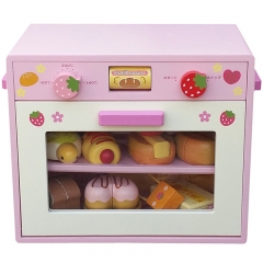 Juego de cocina de madera para niños, juego de simulación de madera, juego de simulación de horno microondas, juego de juguetes