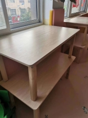 3 to 6 Year Old Children Table High Quality Kindergarten Wooden Furniture