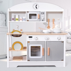 Kindergarten Furniture Play Equipment Wooden Furniture Children's Kitchen Combination Cabinet