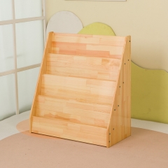环保儿童木制架子儿童书架日托木制储物柜