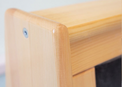 Двухсторонняя магнитная детский сад пол из цельного массива широколистной доска шкафа письменная доска шкаф деревянный мольберт