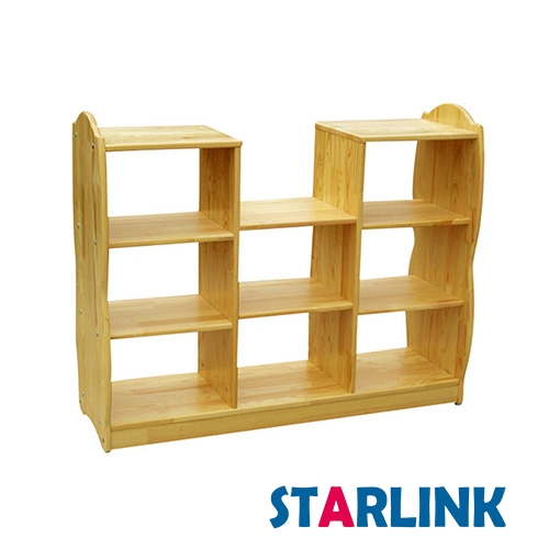 Wholesale Custom Made Kindergarten Shelf Kids Montessori Furniture Bookshelf Wooden Cabinet For Kids