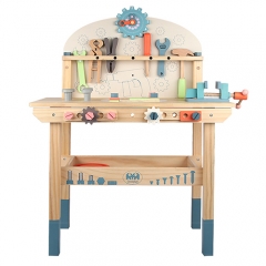 Juguetes de madera para niños, mesa de herramientas multifuncional para educación multifuncional para jardín de infantes, juego de juegos de intercambio interactivo, juguetes educativos