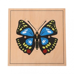 Materiales Montessori, herramientas educativas, rompecabezas de mariposas para insectos, juguetes Montessori para niños pequeños