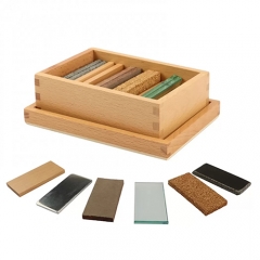 Vorschule Montessori Material Sensorischen Thermische Tabletten Pädagogisches Holz Spielzeug Für Kinder