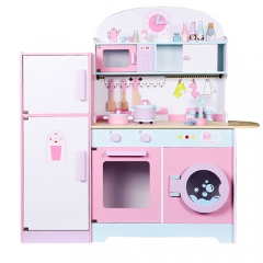 Children's kitchen toys pretend play games cooking games wooden kitchen toys