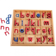 Holz Kleine Bewegliche Alphabet Box Bildungs Alphabet Spielzeug Für Kinder Sound