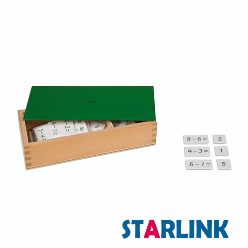 Вычитание уравнений и различий в коробке обучающие деревянные математические игрушки Монтессори для детей