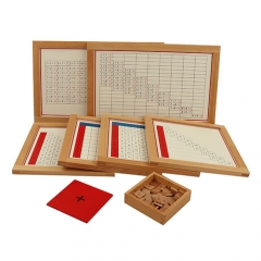Addition Working Charts with frame wooden educational montessori mathematics toy