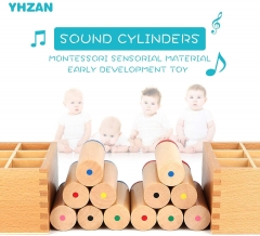 Wooden Educational Toys Kids Learning Material Teaching Resources Montessori Sound Boxes Wooden Toys Educational