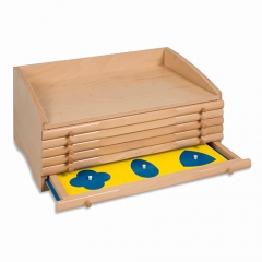 Armoire à jouets Montessori Armoire à jouets pour enfant L'armoire géométrique pour enfants