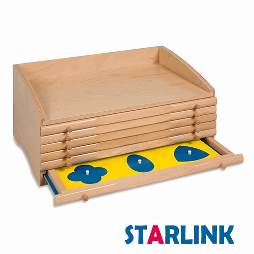 Montessori Spielzeugschrank Spielzeugschrank für Kinder Der geometrische Schrank für Kinder